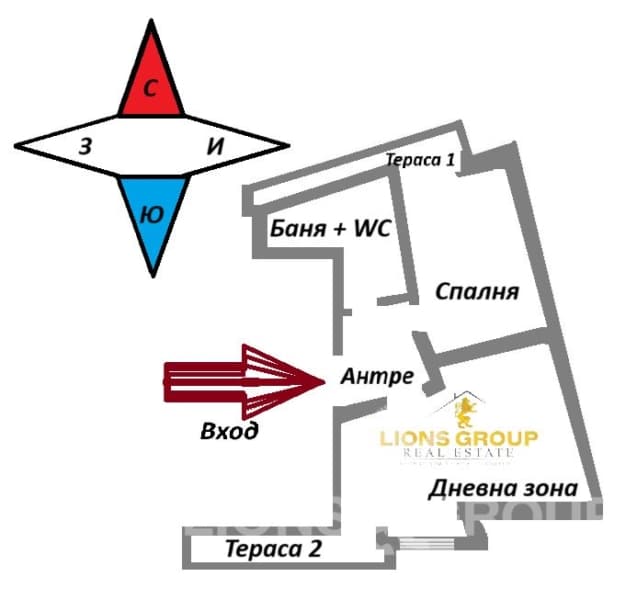 Продава 2-стаен апартамент в новострояща се сграда - 0